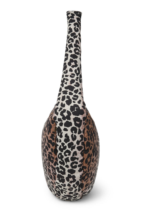 Sac bandoulière en coton doux Hazel Leopard