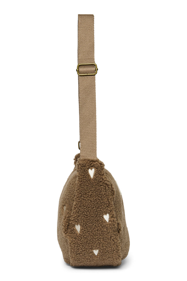 Braune Teddy Hearts Gürteltasche für Erwachsene