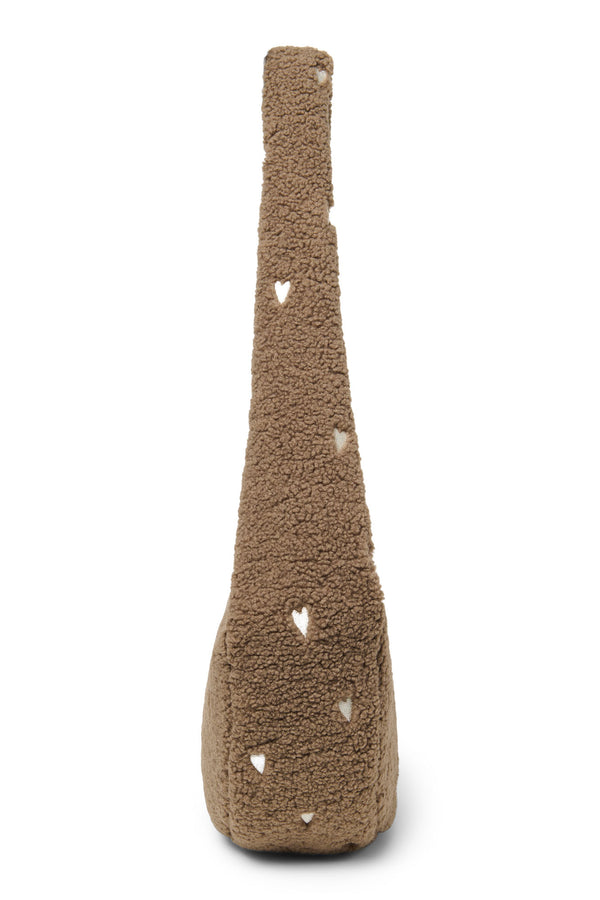 Brown Teddy Hearts Mini Cross Body Bag