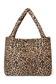Cotton Mom Bag Brown Leopard