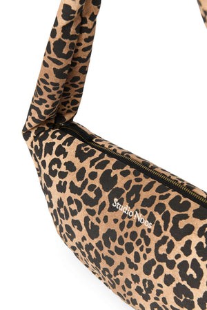 Studio Noos Mini Cross Body Bag Brown Leopard mit verstellbarem Gurt