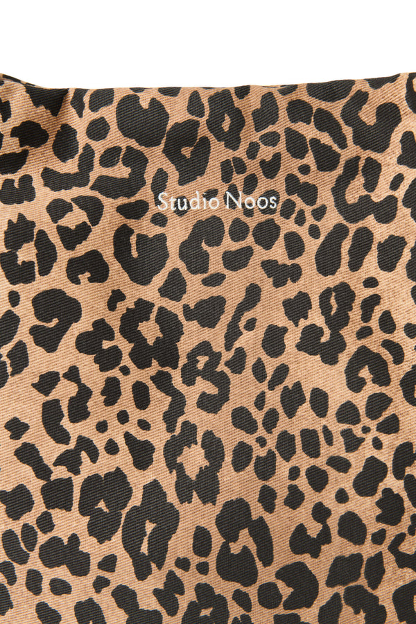 Cotton Mom Bag Brown Leopard