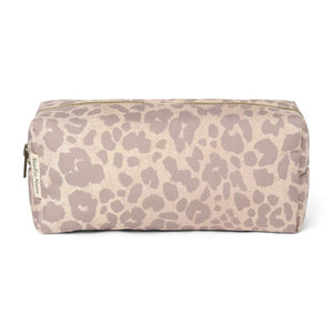 Studio Noos Puffy Etui Beige Leopard aus weichem Stoff