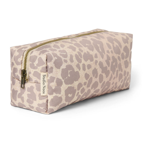 Puffy Etui Beige Leopard
