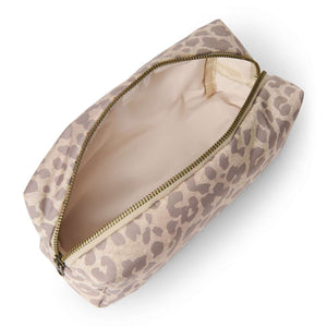 Studio Noos Puffy Etui Beige Leopard – Detail Reißverschluss