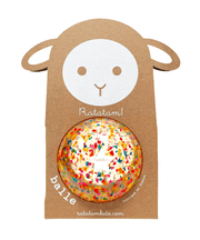 Boule de jeu multi-confettis (10,5 cm)