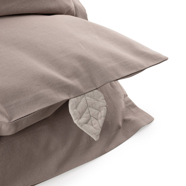 Percale-Bettwäsche Jetty Beige