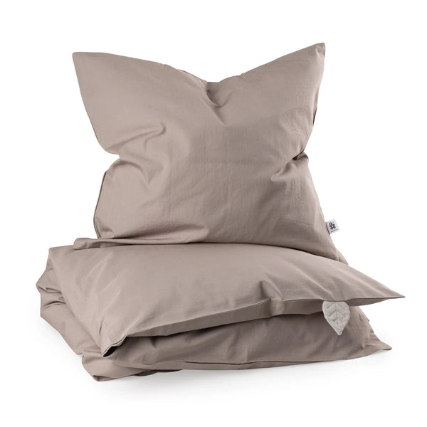 Percale-Bettwäsche Jetty Beige