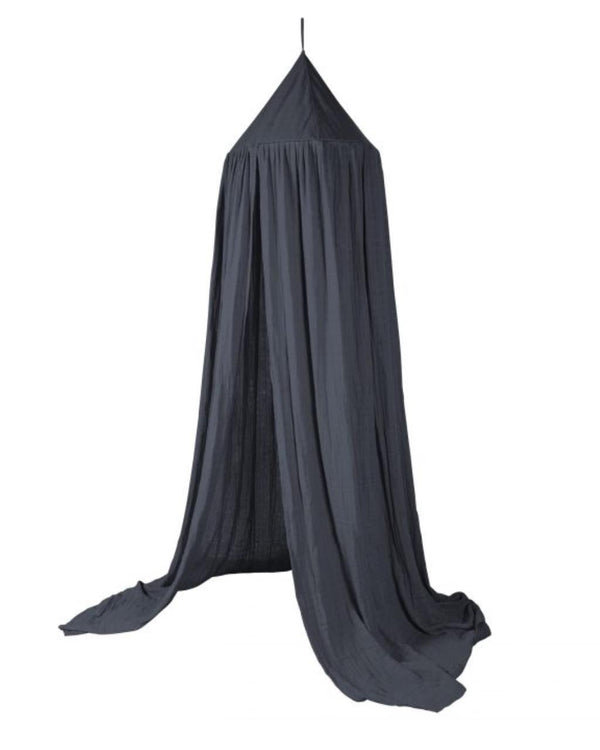 Muslin canopy Midnight Blue