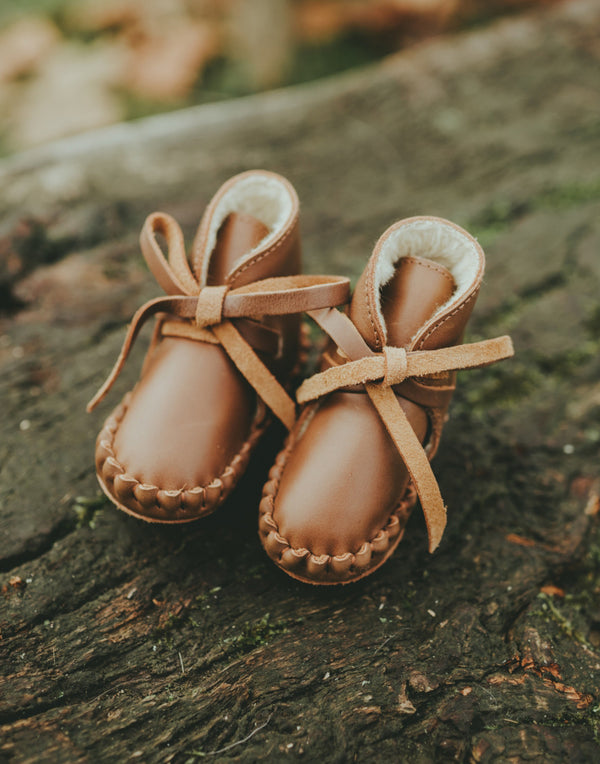 Pina Classic Booties Cognac