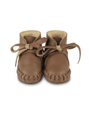 Kunstfellfutter der Donsje Pina Classic Booties Cognac