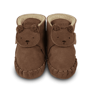 Donsje Pouty Booties Teddy Brown im Detail