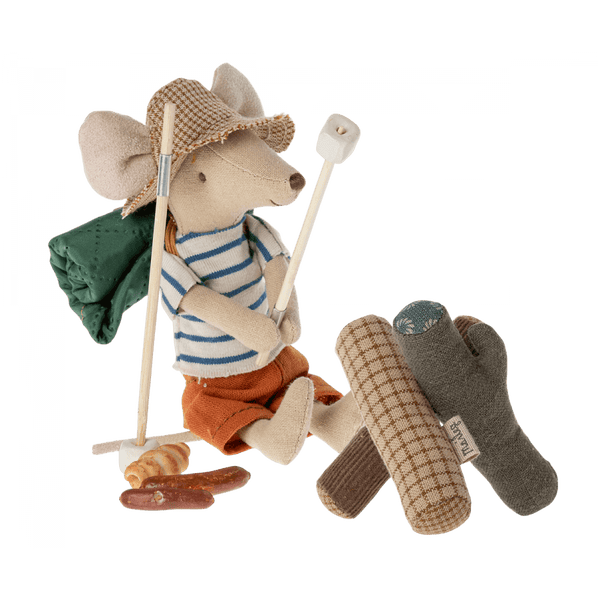 Maileg Lagerfeuer Set Maus | Puppenhaus-Zubehör | Beluga Kids