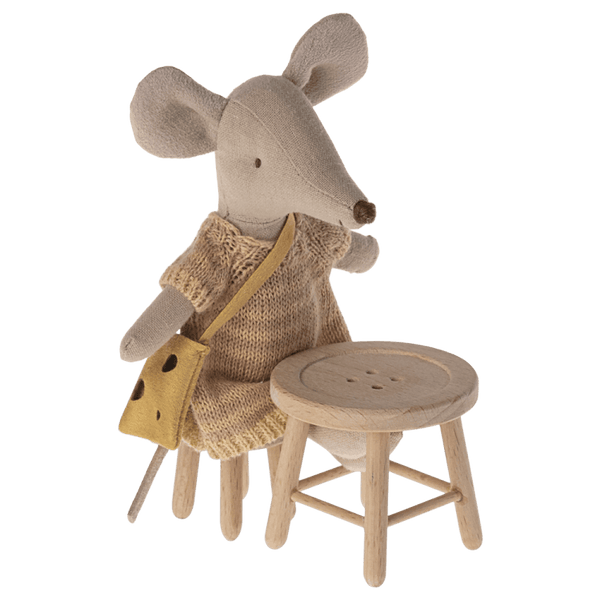 Maileg Tisch und Hocker Set Maus Beluga Kids