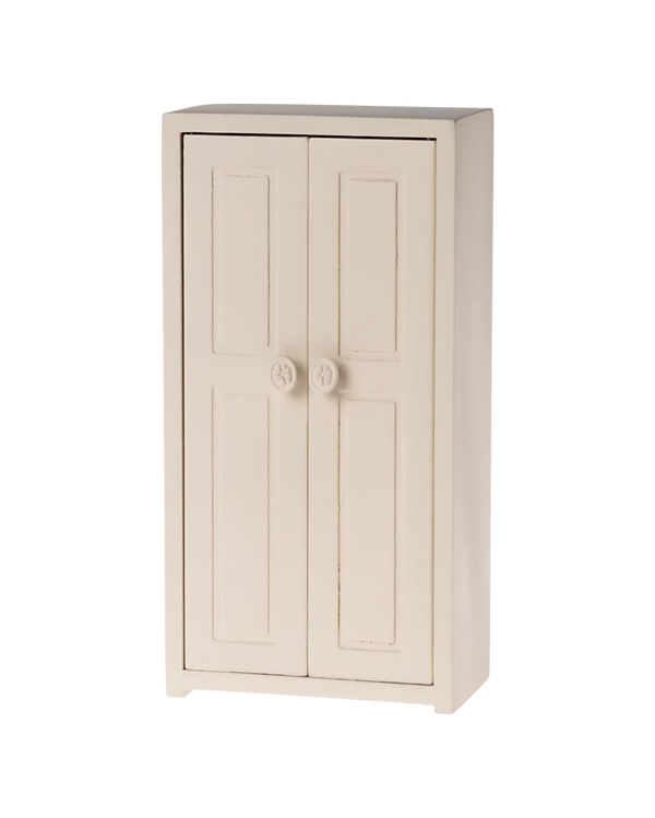 Wooden Wardrobe Mouse Cream 