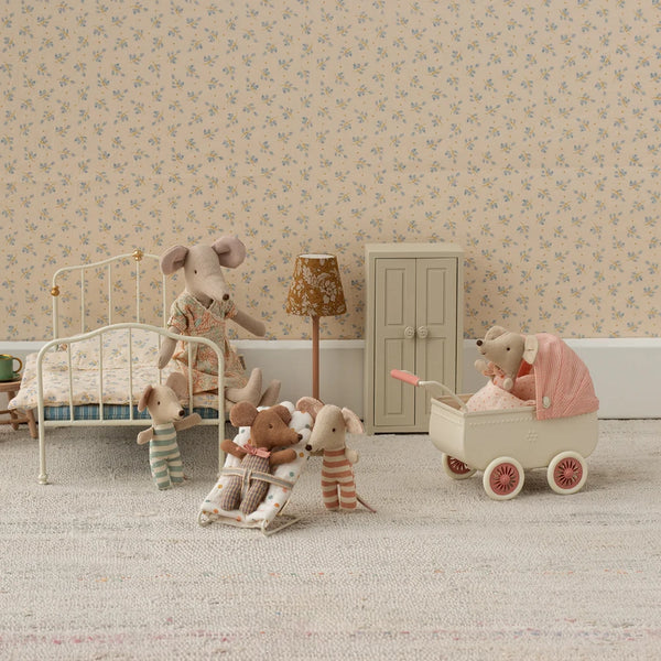 Kinderwagen Maus Koralle