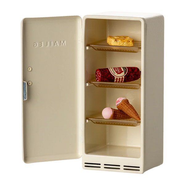 Kühlschrank Maus Creme