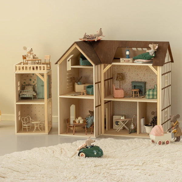 Tapetenaufkleber Mauseloch Bauernhaus (7 Stück)