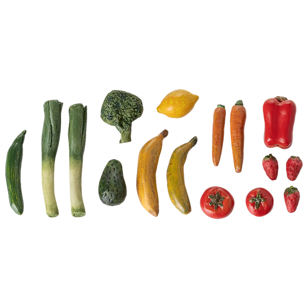 Légumes et fruits miniatures 