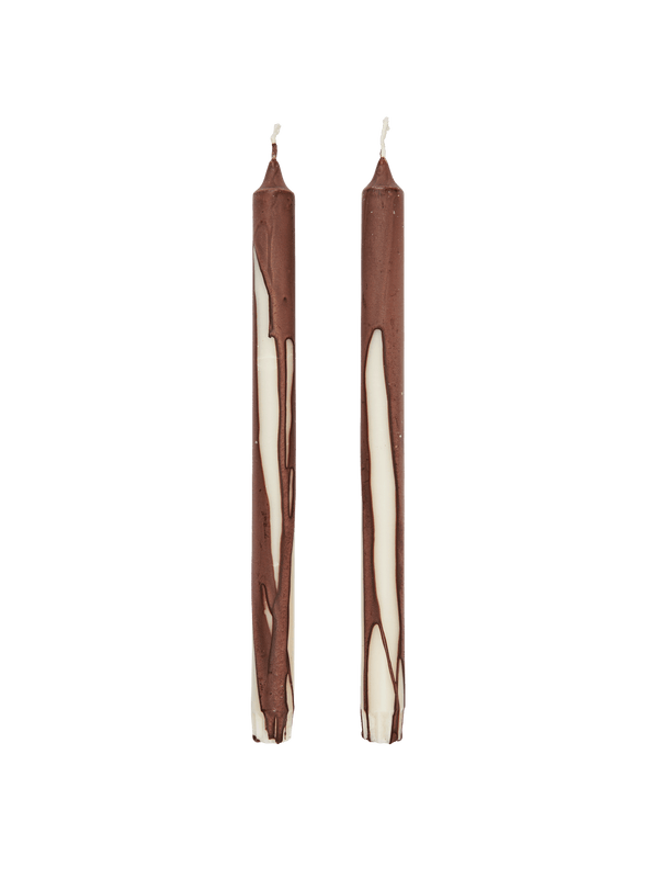 2-Pack Dryp-Kerzen Dark Chocolate