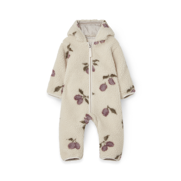 Combinaison Bébé Pile Prune Beige