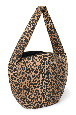 Studio Noos Cotton Cross Body Bag Brown Leopard – Rückseite