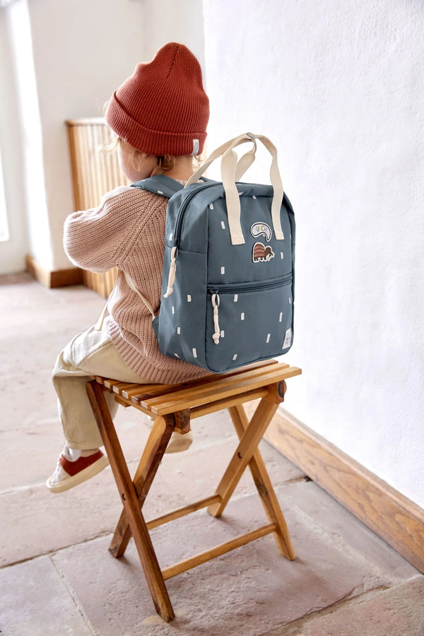 Kindergartenrucksack Square Dunkelblau