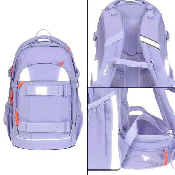 Sac à dos scolaire BOLD Origin Lavande