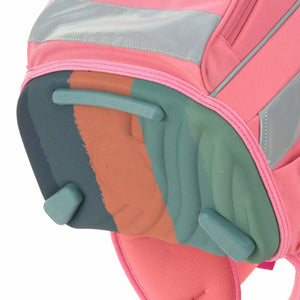 Lässig Schulranzen Slim Pink – ergonomisches Rückenpolster