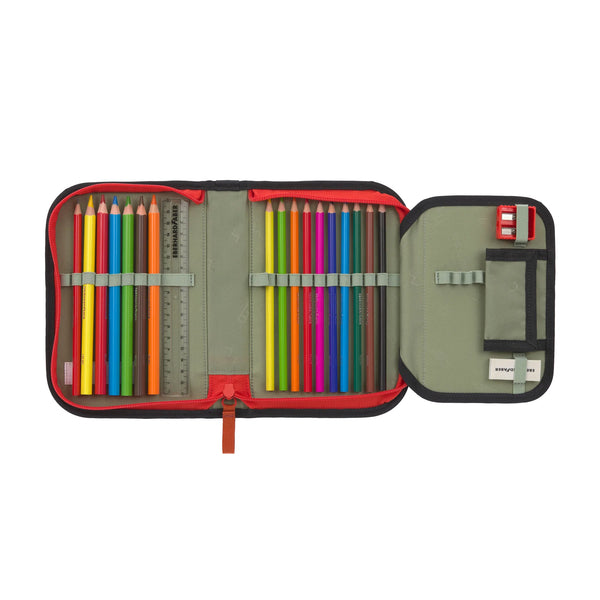 Set de cartable Light 6 pièces Unique Football Bleu Foncé