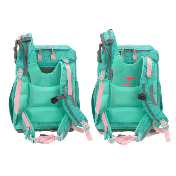 Set de cartable Light 6 pièces Unique Seashell turquoise
