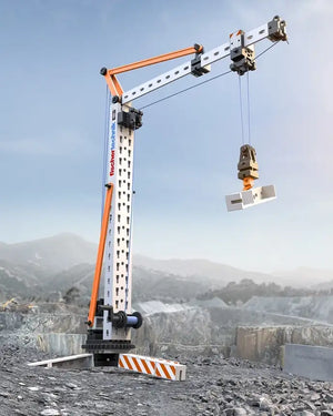 Bauanleitung und Bauteile des fischertechnik Krans