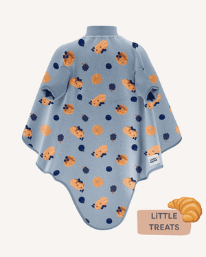 Little Casimir Frottee-Lätzchen Boo im Print Blueberry Pancake