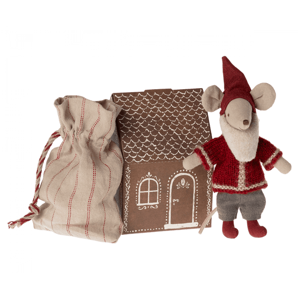 Maileg Weihnachtsmann Maus im Lebkuchenhaus | Puppen, Spielkombinationen & Spielzeugfiguren | Beluga Kids