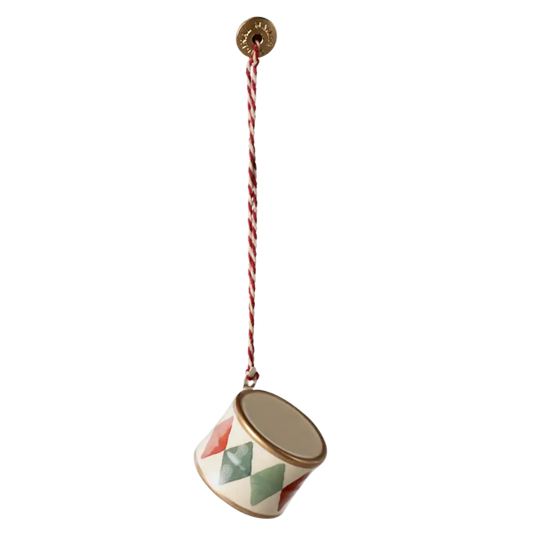 Maileg-Ornament kleine Trommel Classic Green-Beluga Kids