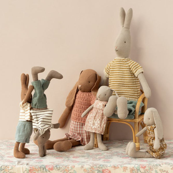 Rabbit Size 2 Brown / Blouse & Trousers