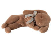 Schlafender Plüsch-Hase Klein Soft Brown