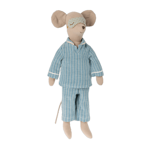 Maileg Medium Maus Papa im Nachthemd | Puppen, Spielkombinationen & Spielzeugfiguren | Beluga Kids