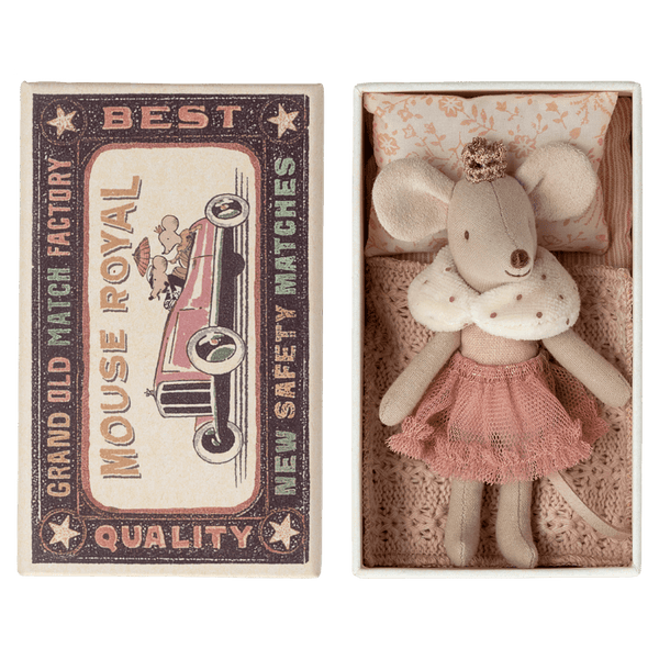 Maileg Prinzessin-Maus Kleine Schwester in Streichholzschachtel | Puppen, Spielkombinationen & Spielzeugfiguren | Beluga Kids