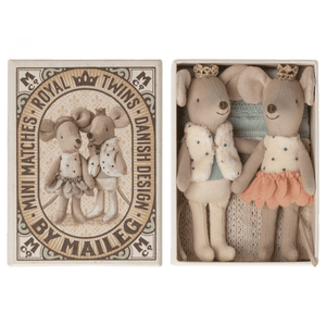 Maileg Royal Zwillingsmäuse in Streichholzschachtel | Puppen, Spielkombinationen & Spielzeugfiguren | Beluga Kids