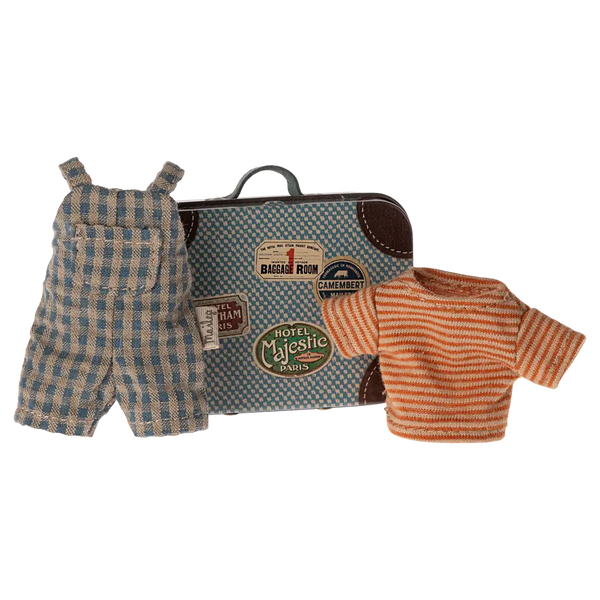 Overall &amp; Shirt in suitcase Big Brother Mouse 