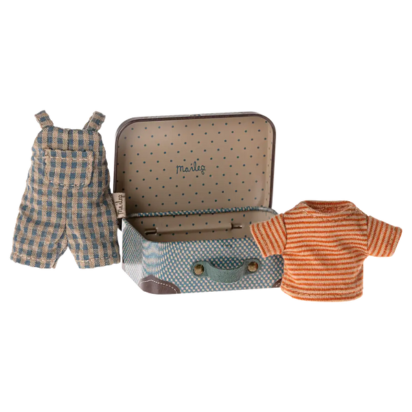 Overall &amp; Shirt in suitcase Big Brother Mouse 