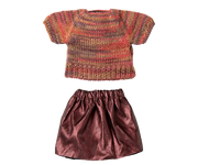 Rock & Strickbluse Mama Maus