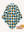 Little Casimir Frottee-Lätzchen Boo im Print Pretzel Club
