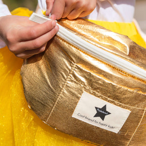 Ratatam! Gürteltasche Gold von der Rückseite