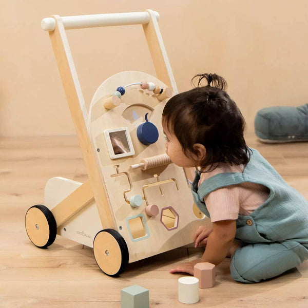 Wooden activity walker