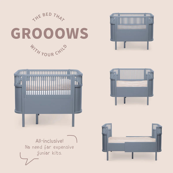 Das Sebra Bett Baby & Junior Forest Lake Blue