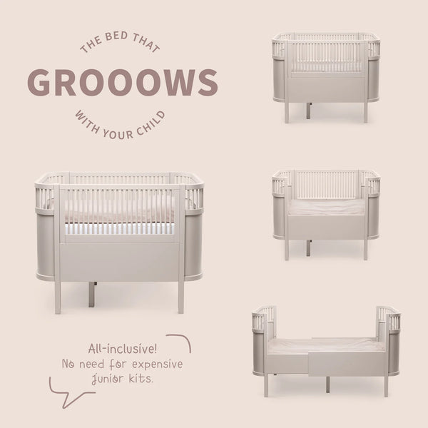 Das Sebra Bett Baby & Junior Birchbark Rose