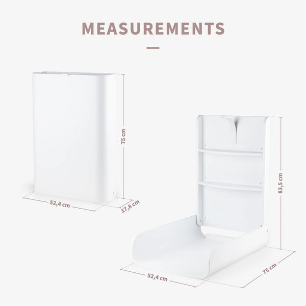 Table à langer murale Classic White 