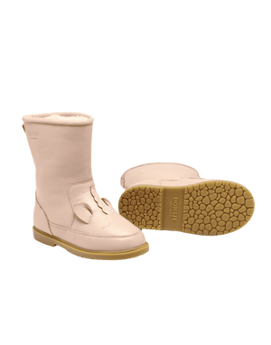Einhorn-Applikation auf dem handgemachten Donsje Wadudu Stiefel